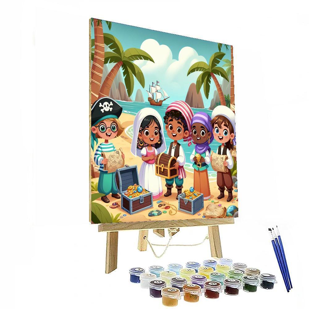 Secret Pirate Cove Painting By Numbers Kit