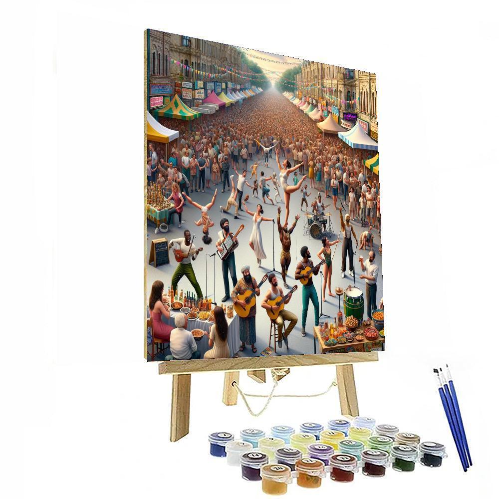 International Festival Of Street Performers - Canada Paint By Color