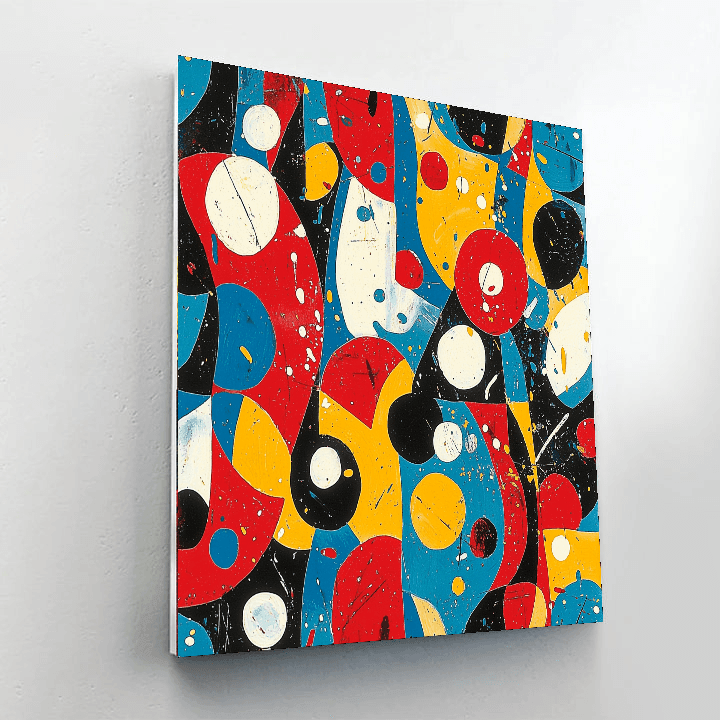 Joan Miró Inspired Whimsical Wonders  Paint By Numbers Art