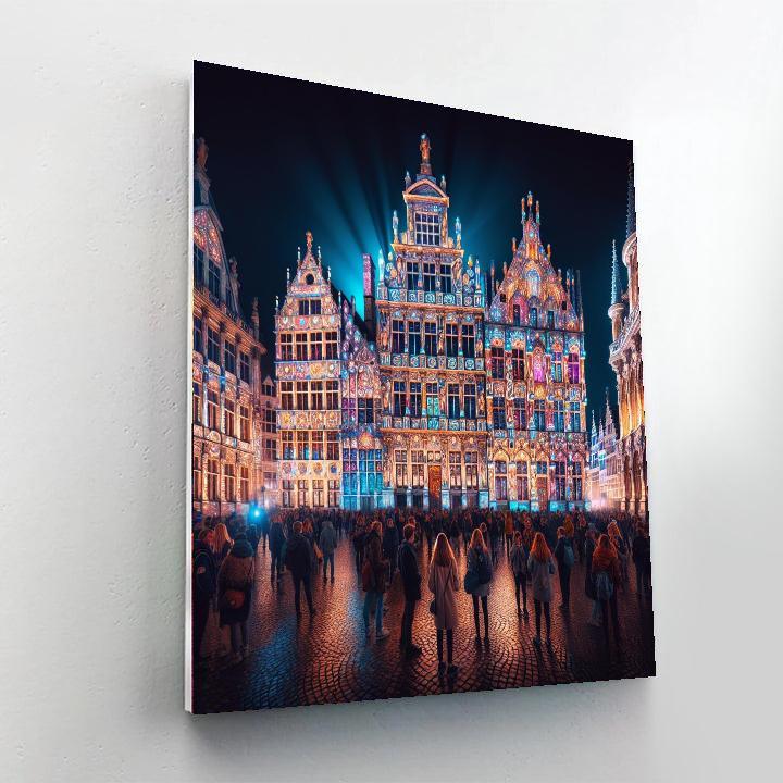 Light Festival - Ghent - Belgium Numbered Painting Kits