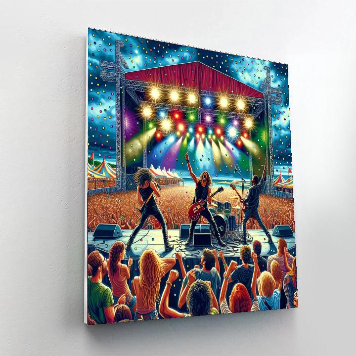 Incheon Pentaport Rock Festival - Incheon, South Korea Painting Number Kit