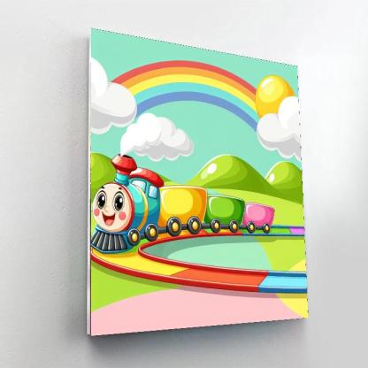 Adventure Train Painting Number Kit