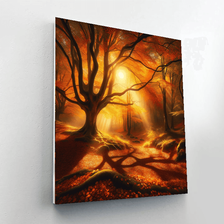 Magical Autumn Glade Paint By Number