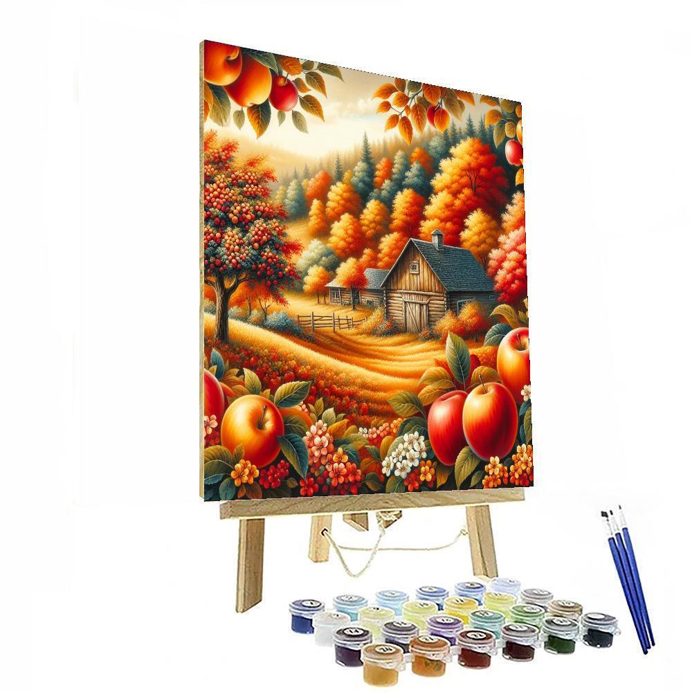 Autumn Orchard Charm DIY Paint By Numbers