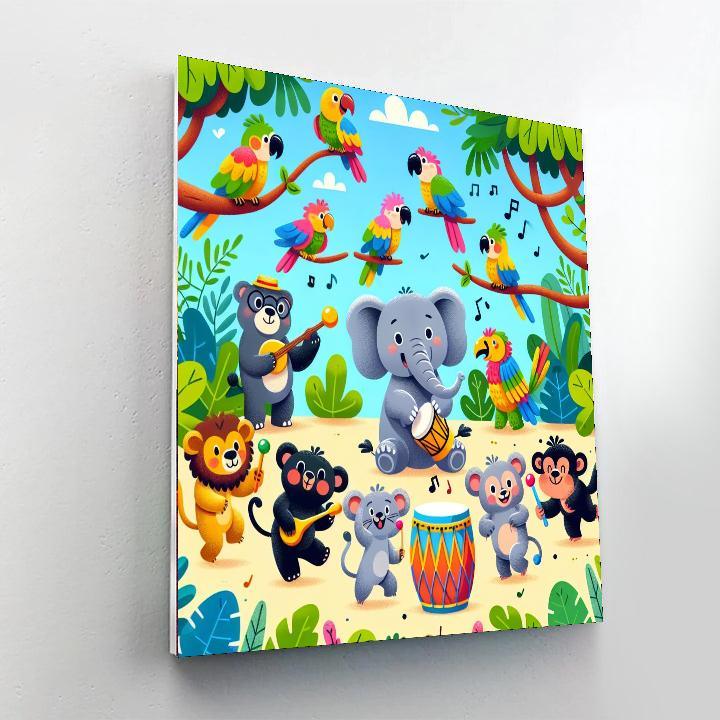 Jungle Jubilee Paint By Color