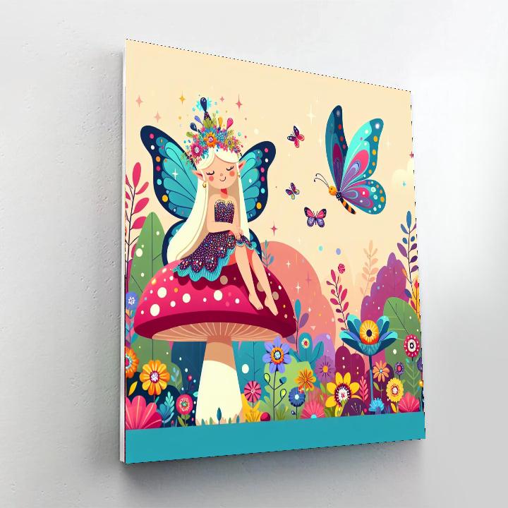Fairy Forest Journey Paint By Numbers Art