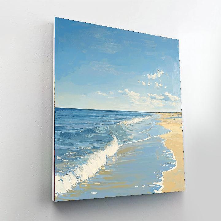 Winslow Homer Inspired Glimmering Shores  Paint By Color