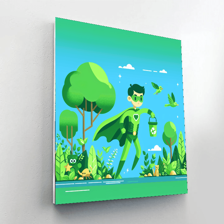 Eco-superhero Adventure Paint By Numbers Kits