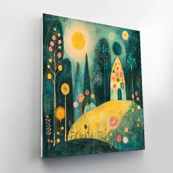 Paul Klee Inspired Imaginative Landscapes  Numbered Painting Kits