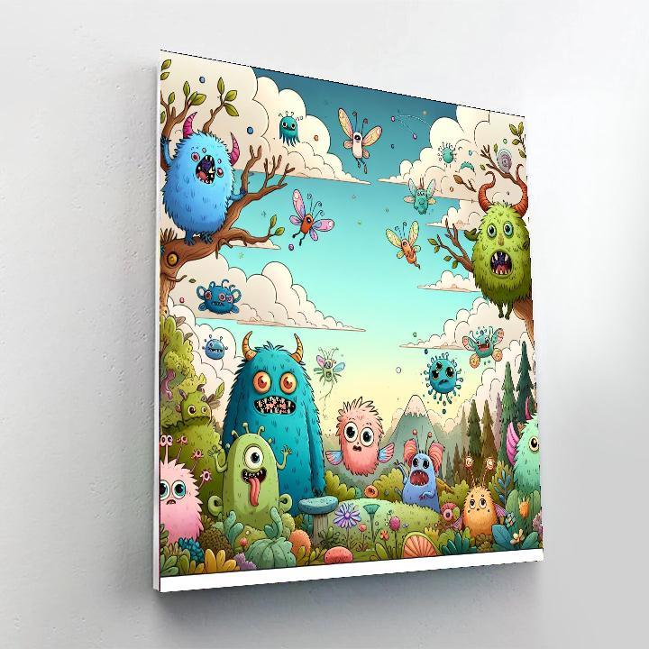 Fantasy Adventures With Friends Paint By Numbers Art