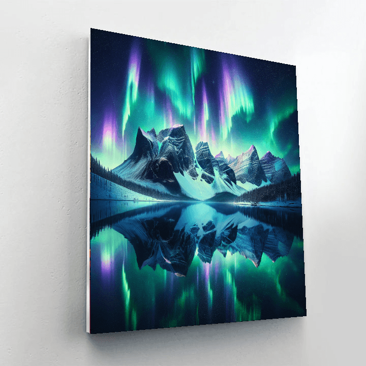 Aurora Borealis Wonders DIY Paint By Numbers