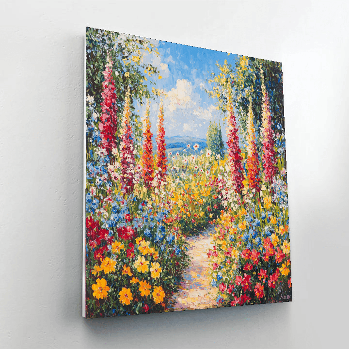 Claude Monet Inspired Blossoming Dreams  Numbered Painting Kits
