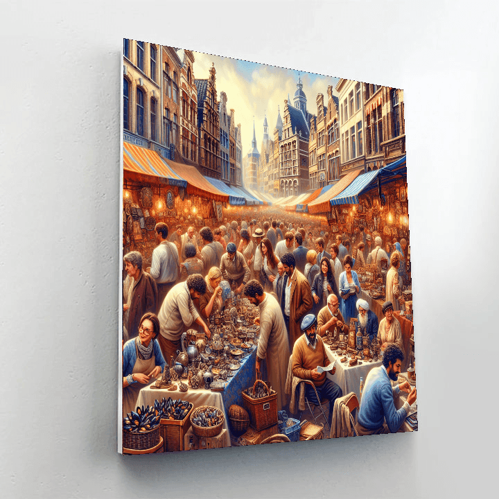 Lille Braderie - Lille, France Paint By Number