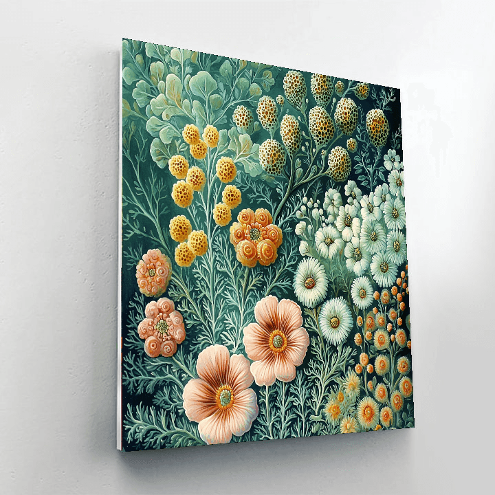 Ernst Haeckel Inspired Wonders Of The Botanical World  Paint By Numbers Art
