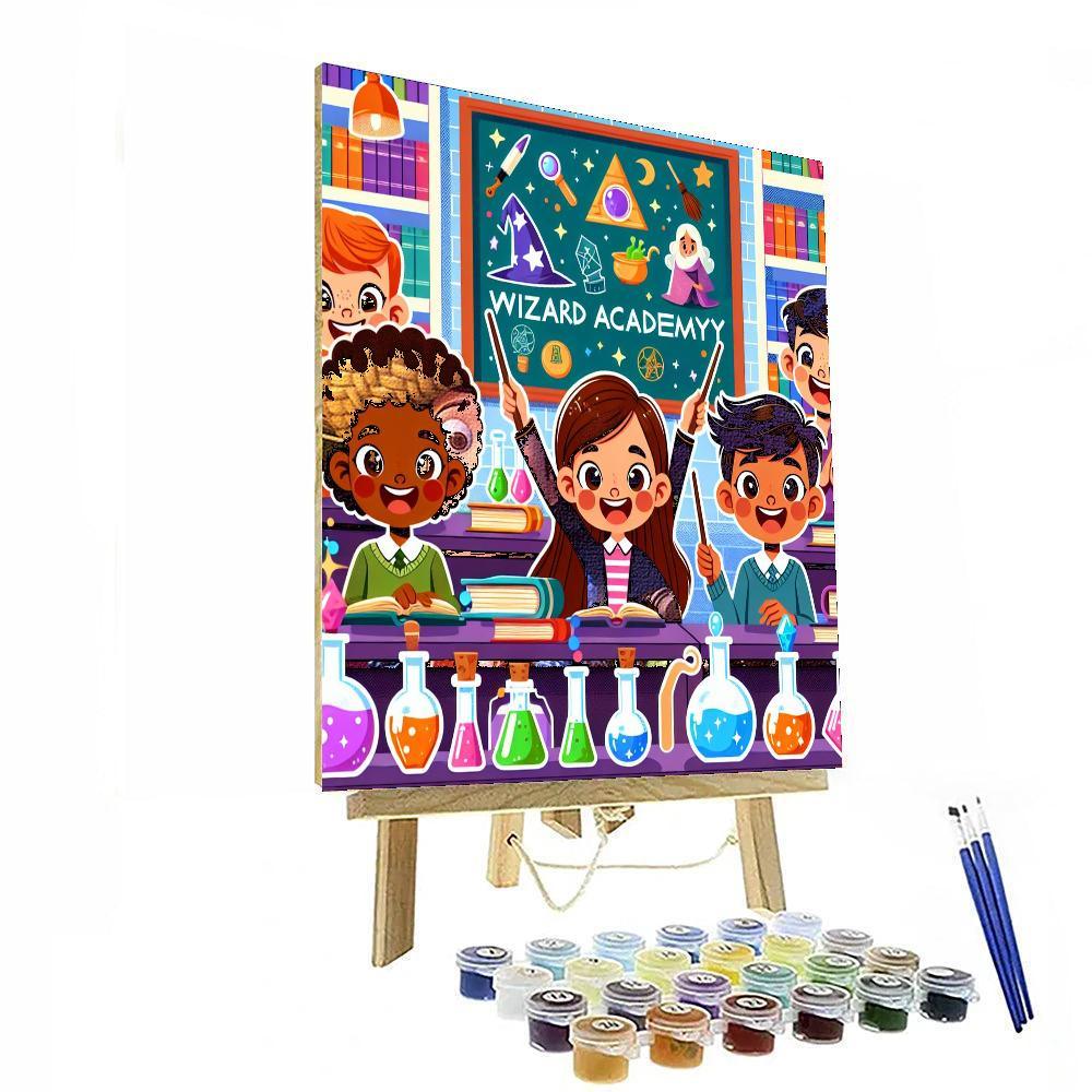 Friendly Wizard Academy Painting By Numbers Kit