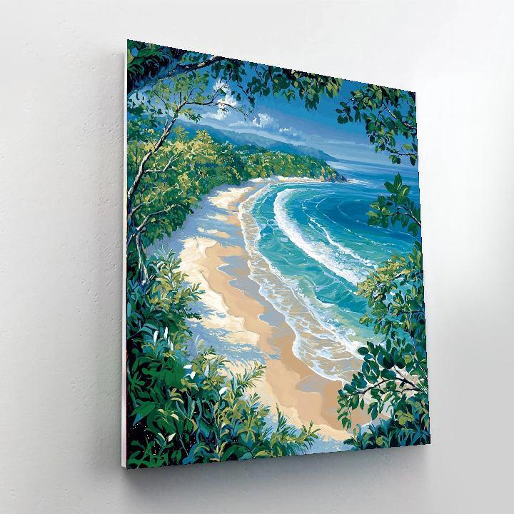 Whitehaven Beach - Whitsunday Island Paint By Numbers