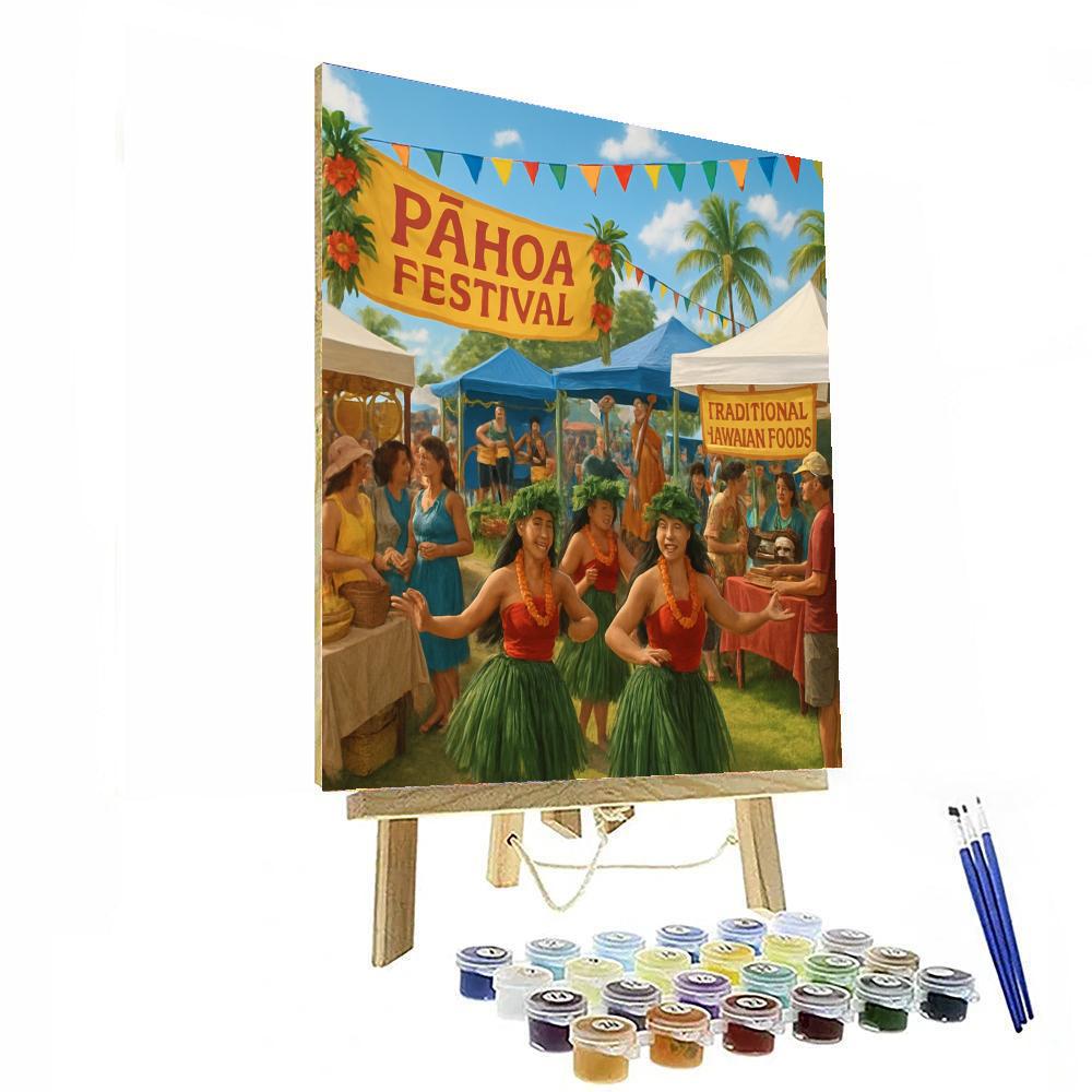 Pahoa Festival - Hawaii Paint By Numbers Kits
