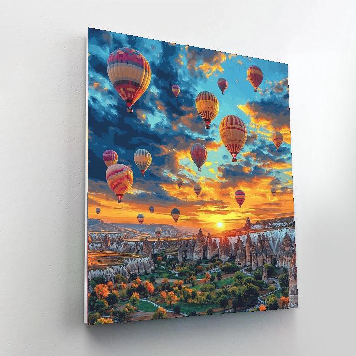 Cappadocia Balloon Rides Numbered Painting Kits