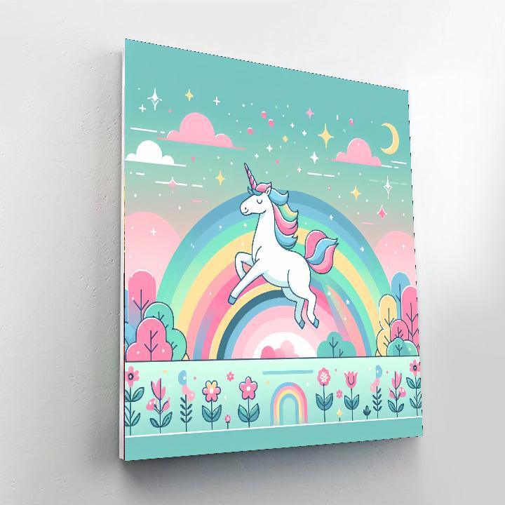 Unicorn Dreamland Journey Paint By Color