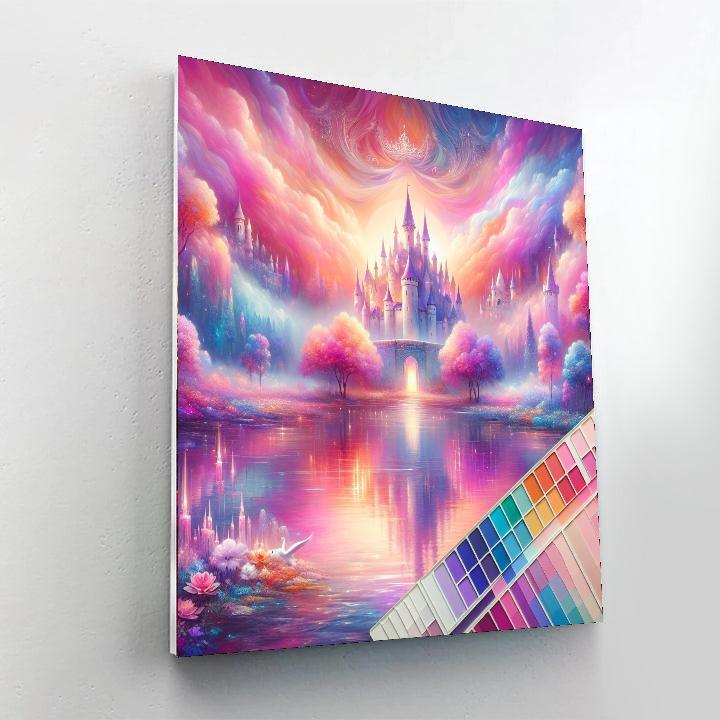 Sleeping Beauty's Dreamscape DIY Paint By Numbers