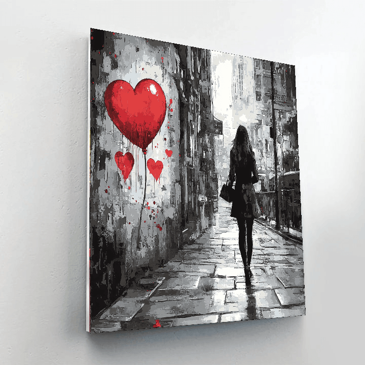Banksy Inspired Urban Graffiti Fusion  Paint By Numbers