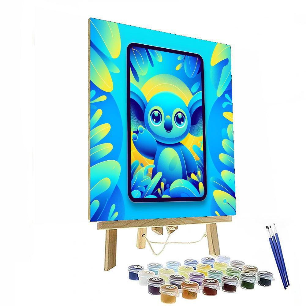 Stitch Joyful Adventure Paint By Color