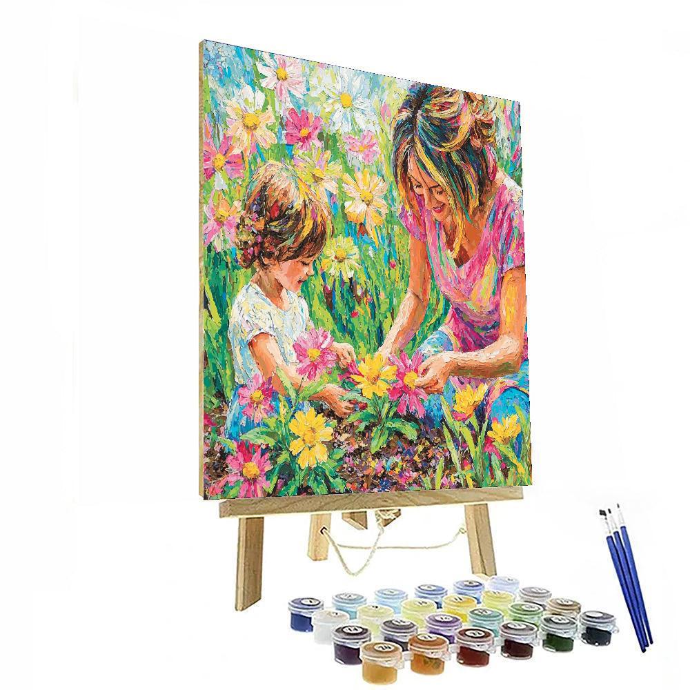 Mommy's Garden Of Love DIY Paint By Numbers