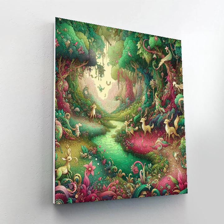 Adventure Through Enchanted Forests Numbered Painting Kits