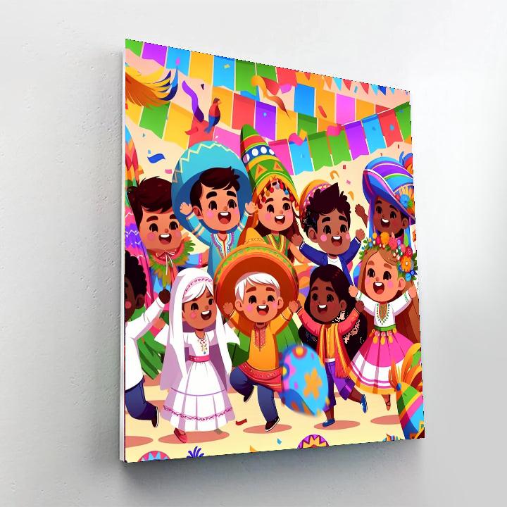 Festival Fun Painting By Numbers Kit