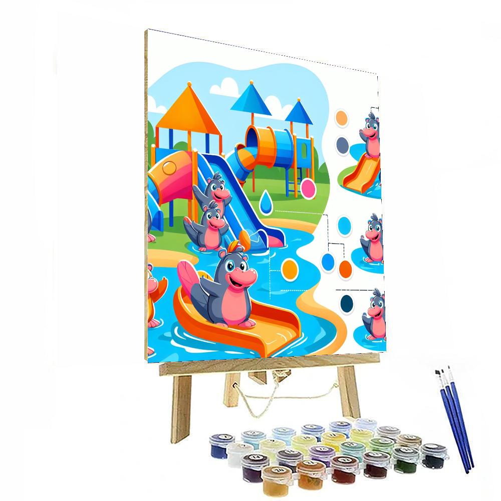 Playful Platypus Playground Numbered Painting Kits