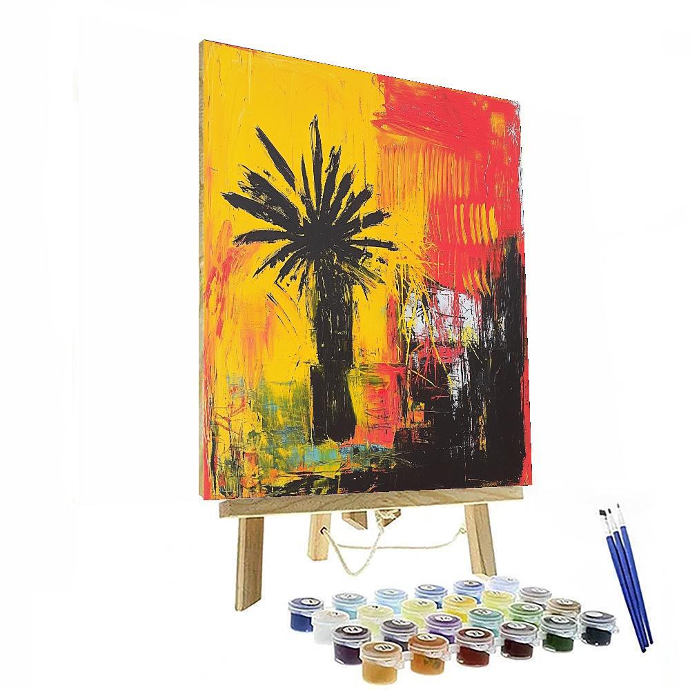 Jean-Michel Basquiat Inspired Metaphors Of Growth  Paint By Numbers