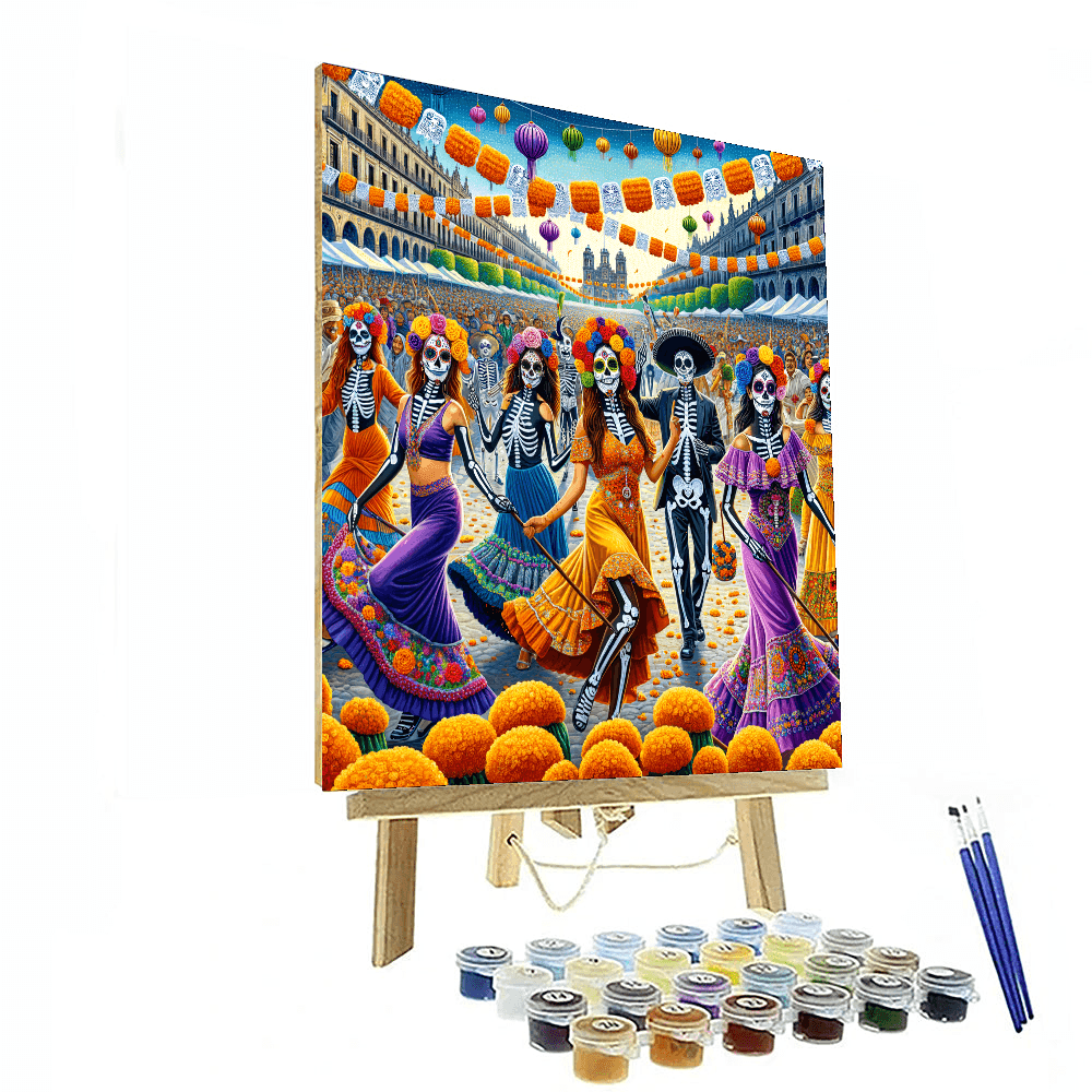Day Of The Dead Parade - Mexico DIY Paint By Numbers