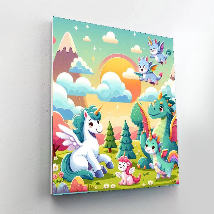 Artistic Mythical Creatures Paint By Numbers Kits