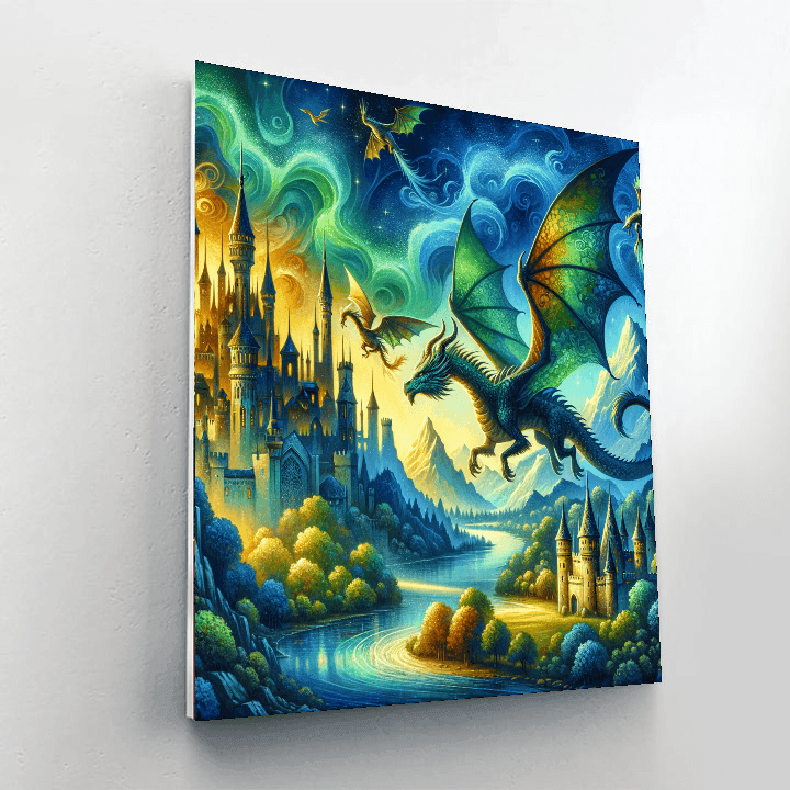 Fantasy Dreamscape Paint By Number