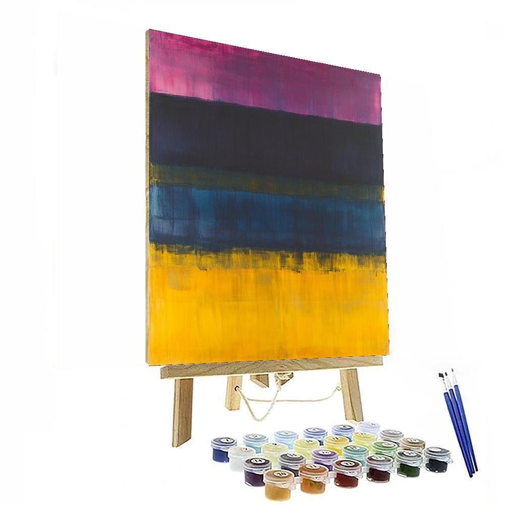 Mark Rothko Inspired Temporal Shift  Paint By Numbers