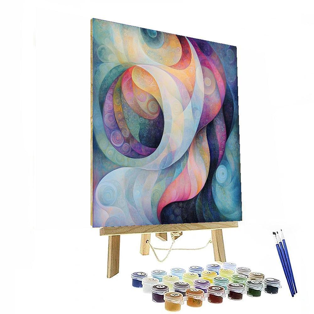 Gustav Klimt Inspired Elysian Visions  Number Painting