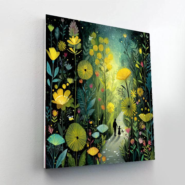 A Magical Garden Adventure Paint By Color