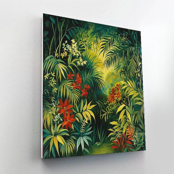 Rousseau Inspired Lush Amazonia  DIY Paint By Numbers