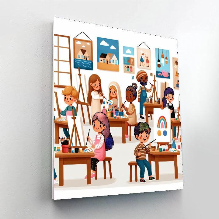 Art Studio Adventure Painting Number Kit