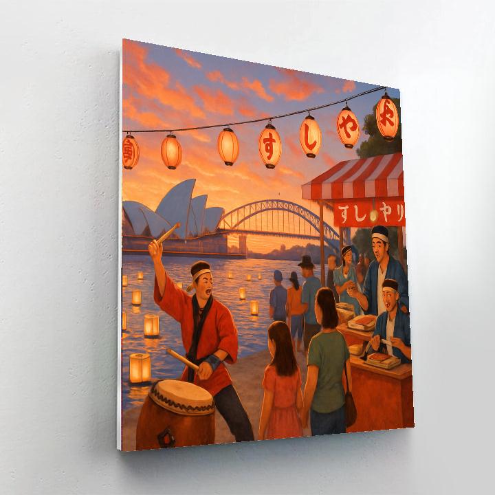 Matsuri At Sea - Sydney DIY Paint By Numbers