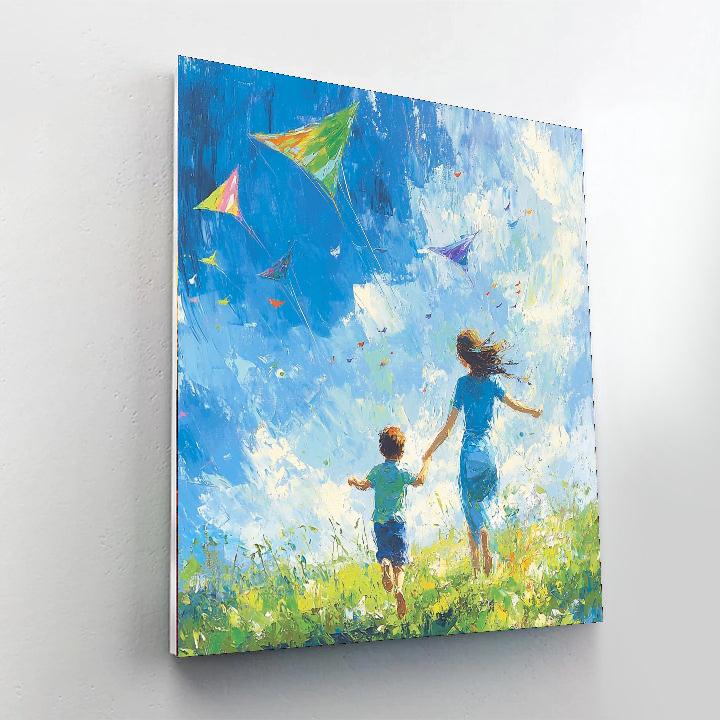 Kite Adventures In The Park Paint By Color