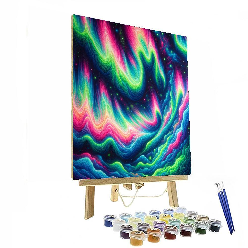 Majestic Aurora Tapestry Paint By Number