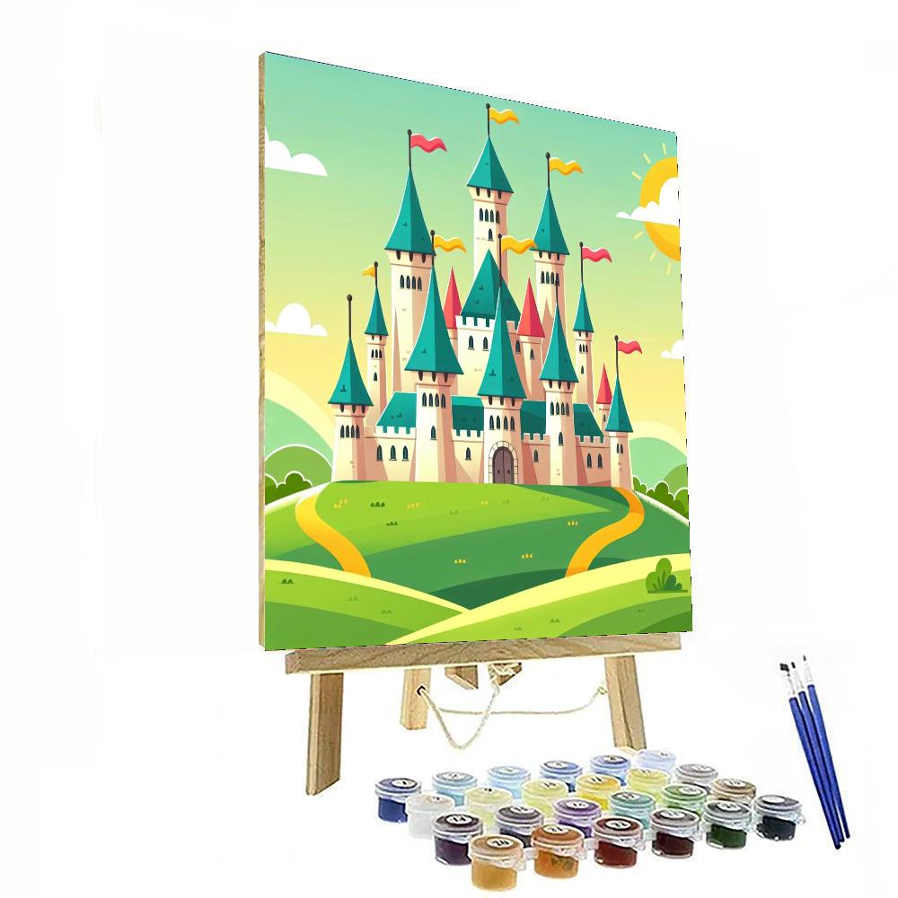 Castle On The Hill Numbered Painting Kits