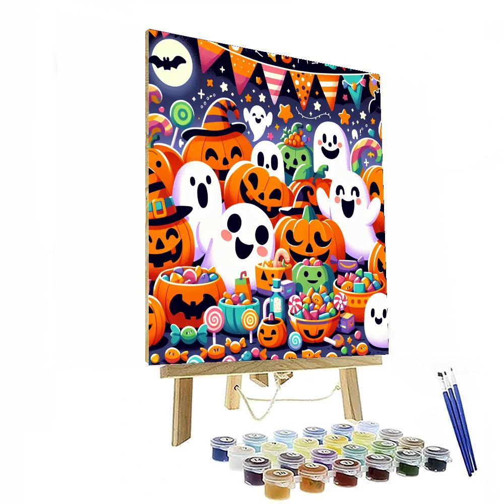 Jolly Halloween Party Numbered Painting Kits