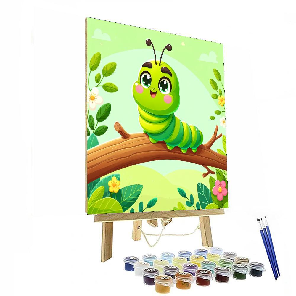 Inquisitive Caterpillar Numbered Painting Kits