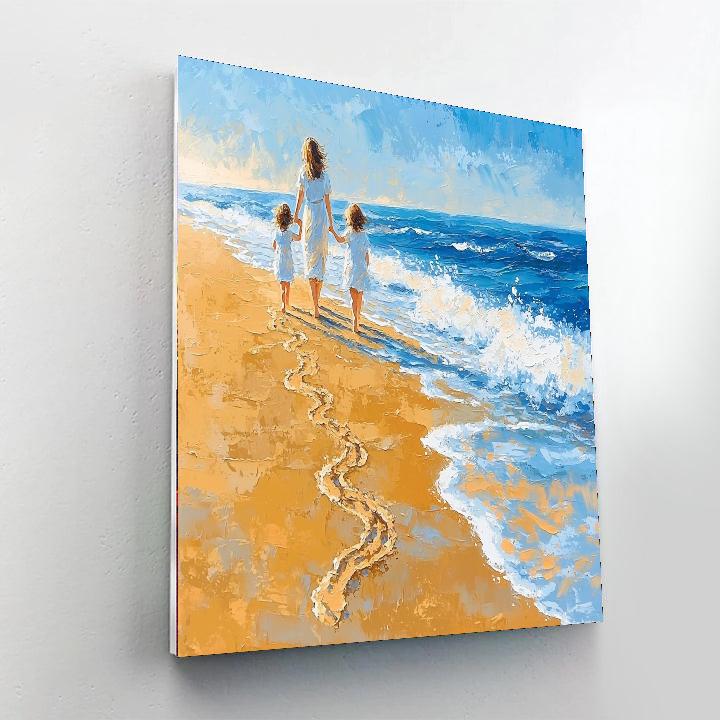 A Mother's Footsteps Painting Number Kit