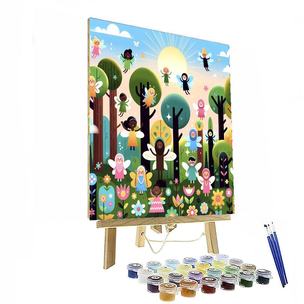 Bright Fairy Tale Forest Painting By Numbers Kit