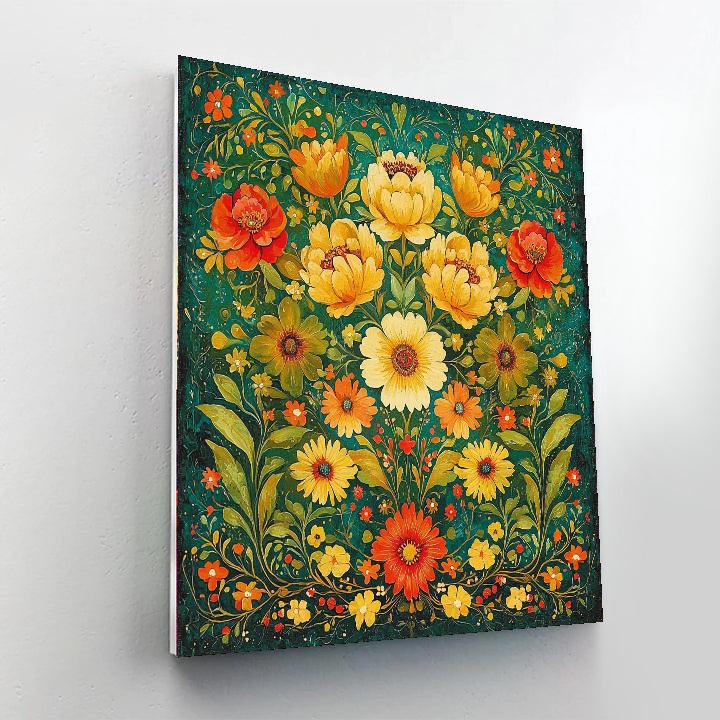 Frida Kahlo Inspired Vibrant Elements  Painting By Numbers Kit