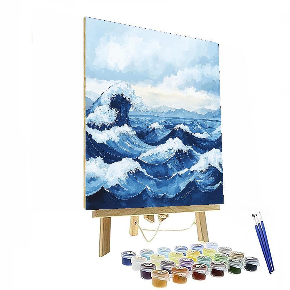 Katsushika Hokusai Inspired The Timeless Nautical  Paint By Numbers