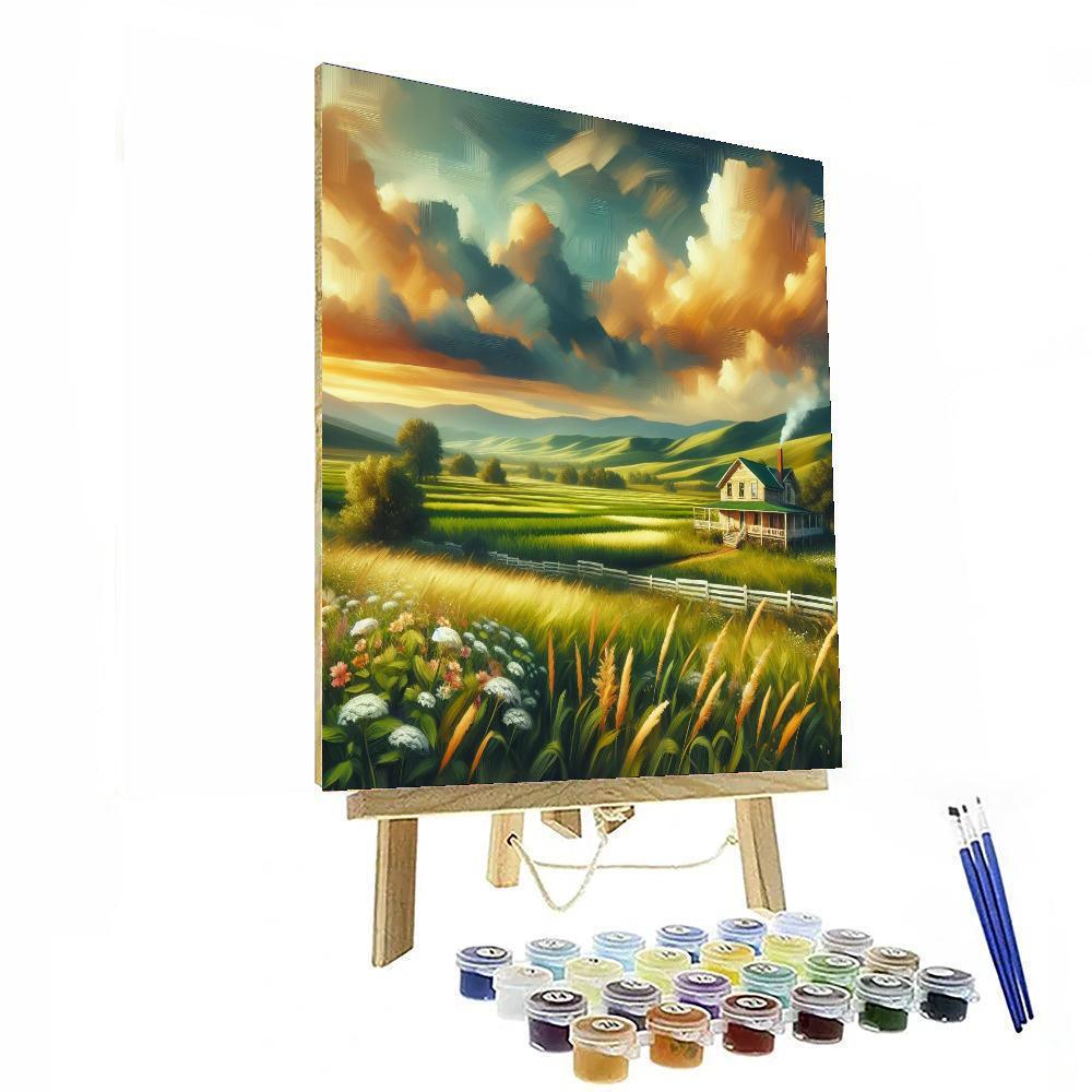 Rustic Countryside Harmony Paint By Number